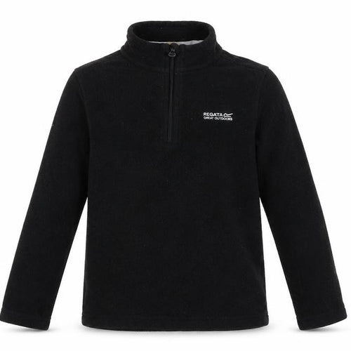 Regatta Unisex Kids Black Fleece Pullover Sweatshirt 9-10 Years