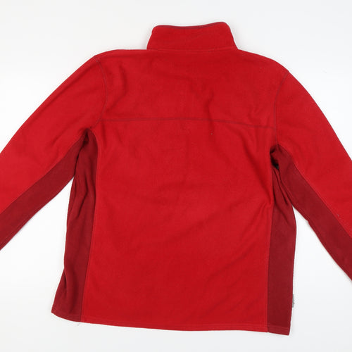 Peter Storm Men's Red Fleece Sweatshirt L 1/2 Zip
