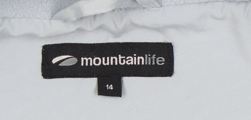 Mountainlife Women's Blue Fleece Jacket Size 14