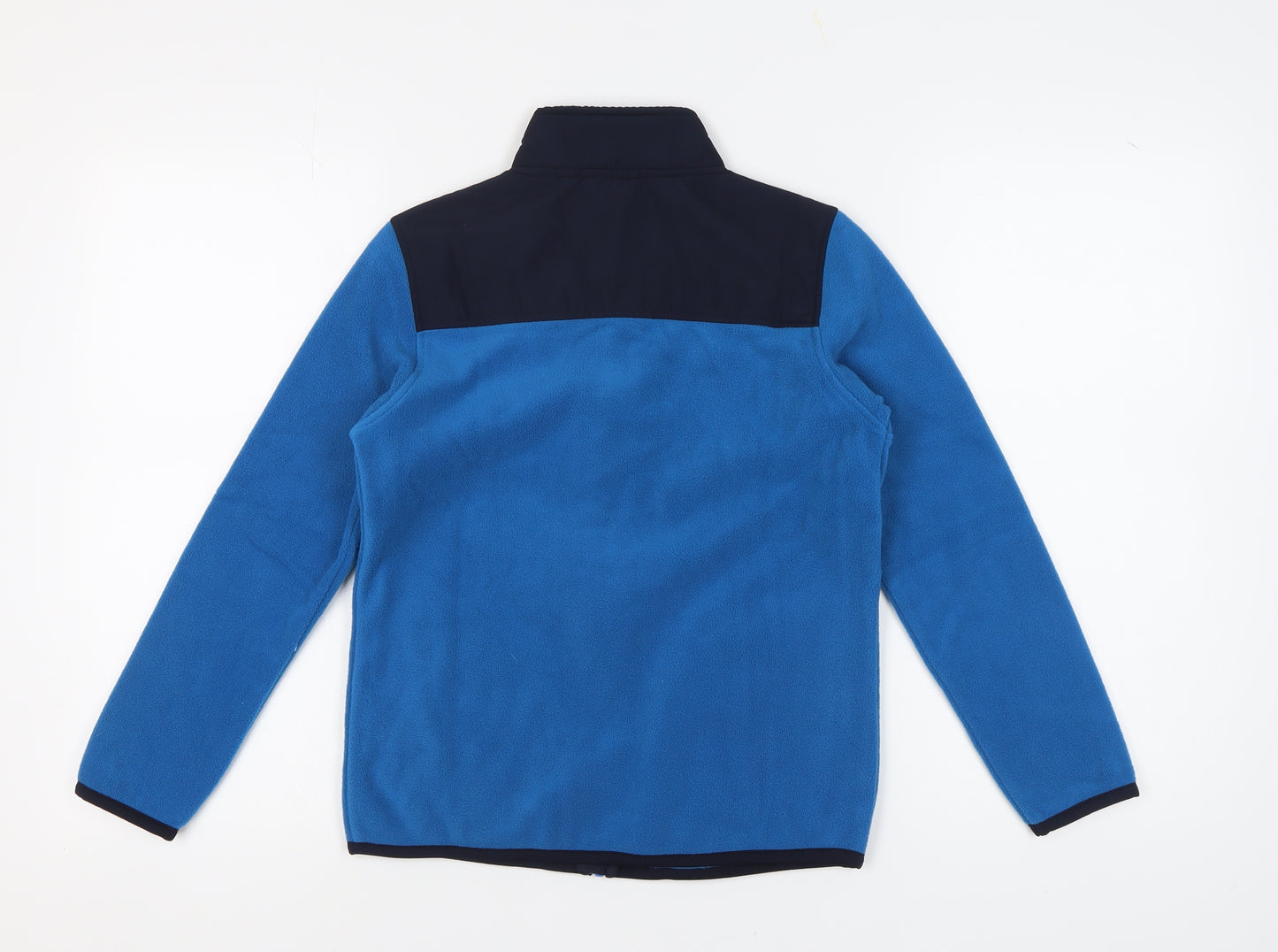 Uniqlo Boys Blue Full Zip Fleece Jacket, Size 11-12 Years