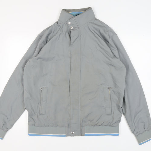 Marks and Spencer Grey Bomber Jacket XL for Men