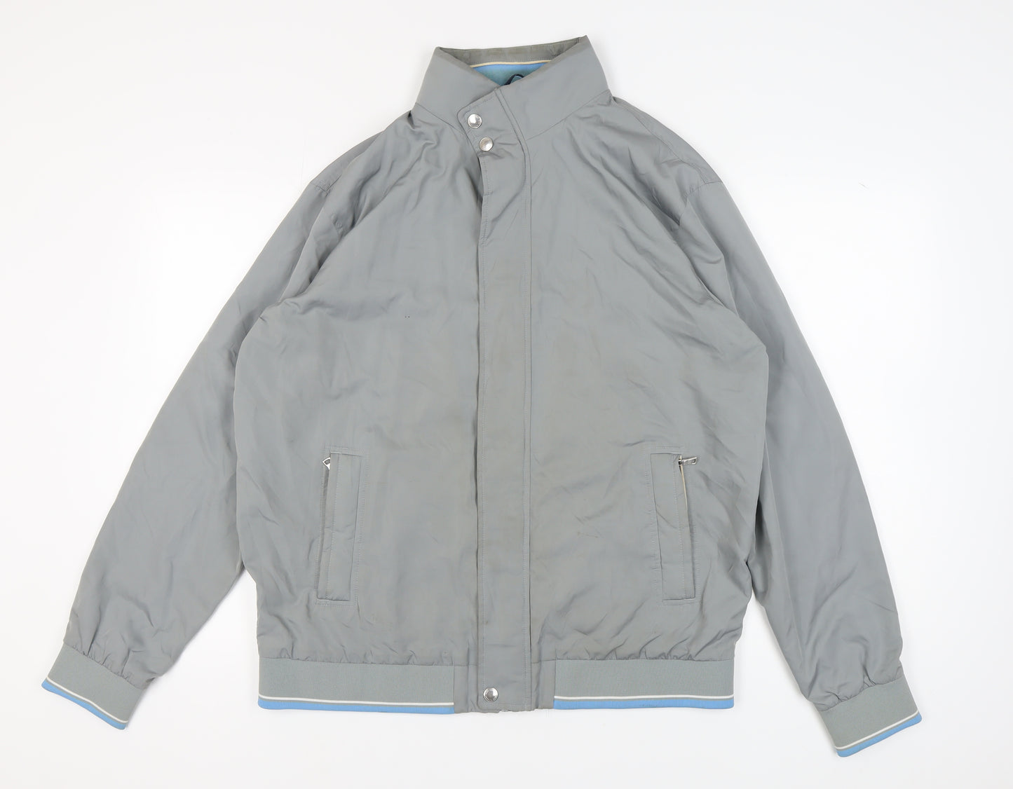 Marks and Spencer Grey Bomber Jacket XL for Men