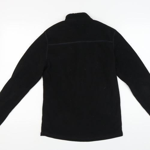 Decathlon Unisex Black Fleece Sweatshirt S 1/2 Zip