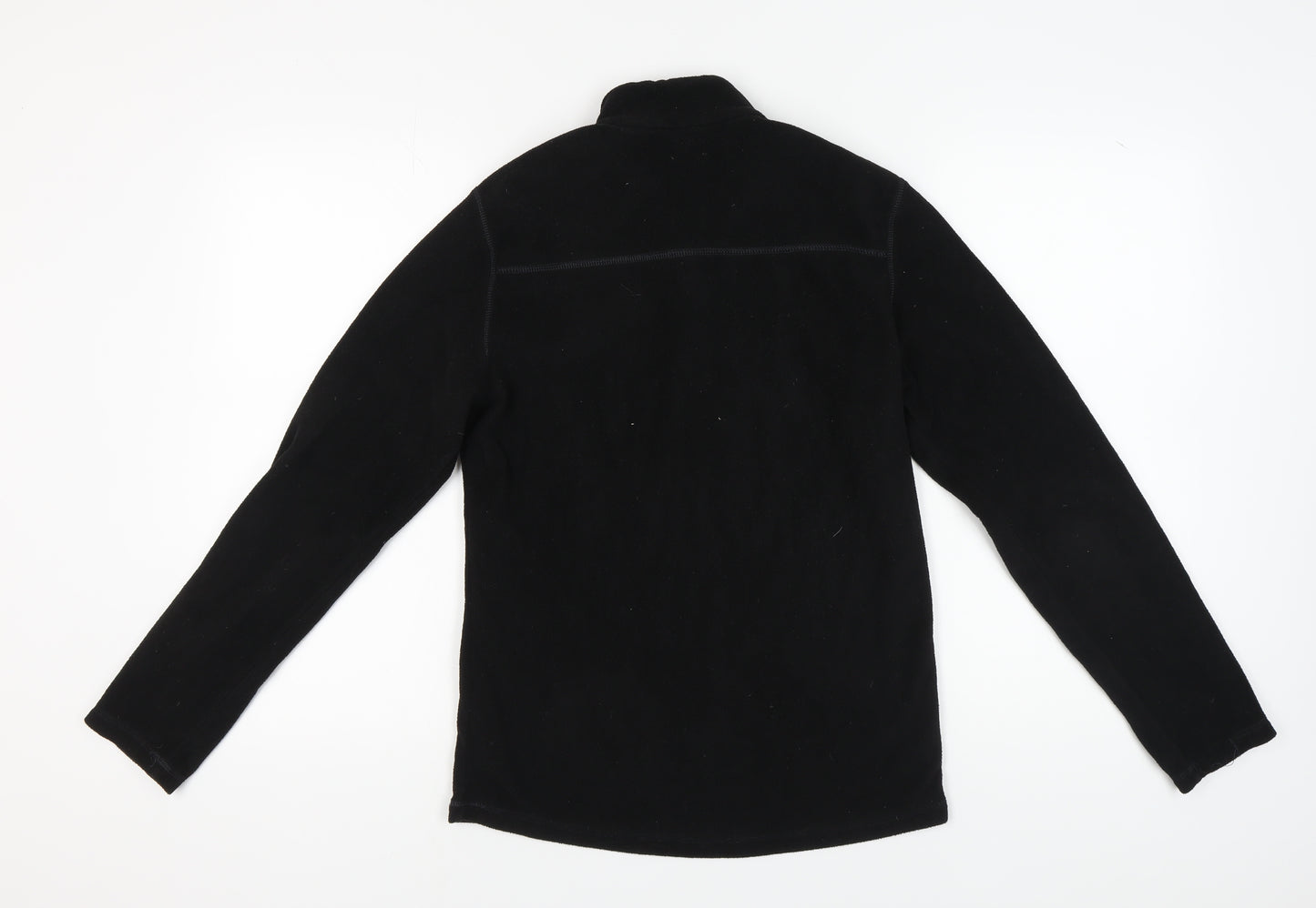Decathlon Unisex Black Fleece Sweatshirt S 1/2 Zip