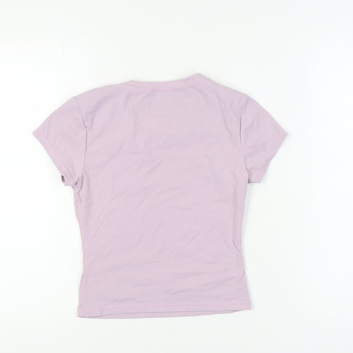 White Fox Purple Women's T-Shirt Size S