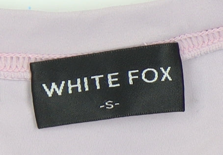 White Fox Purple Women's T-Shirt Size S