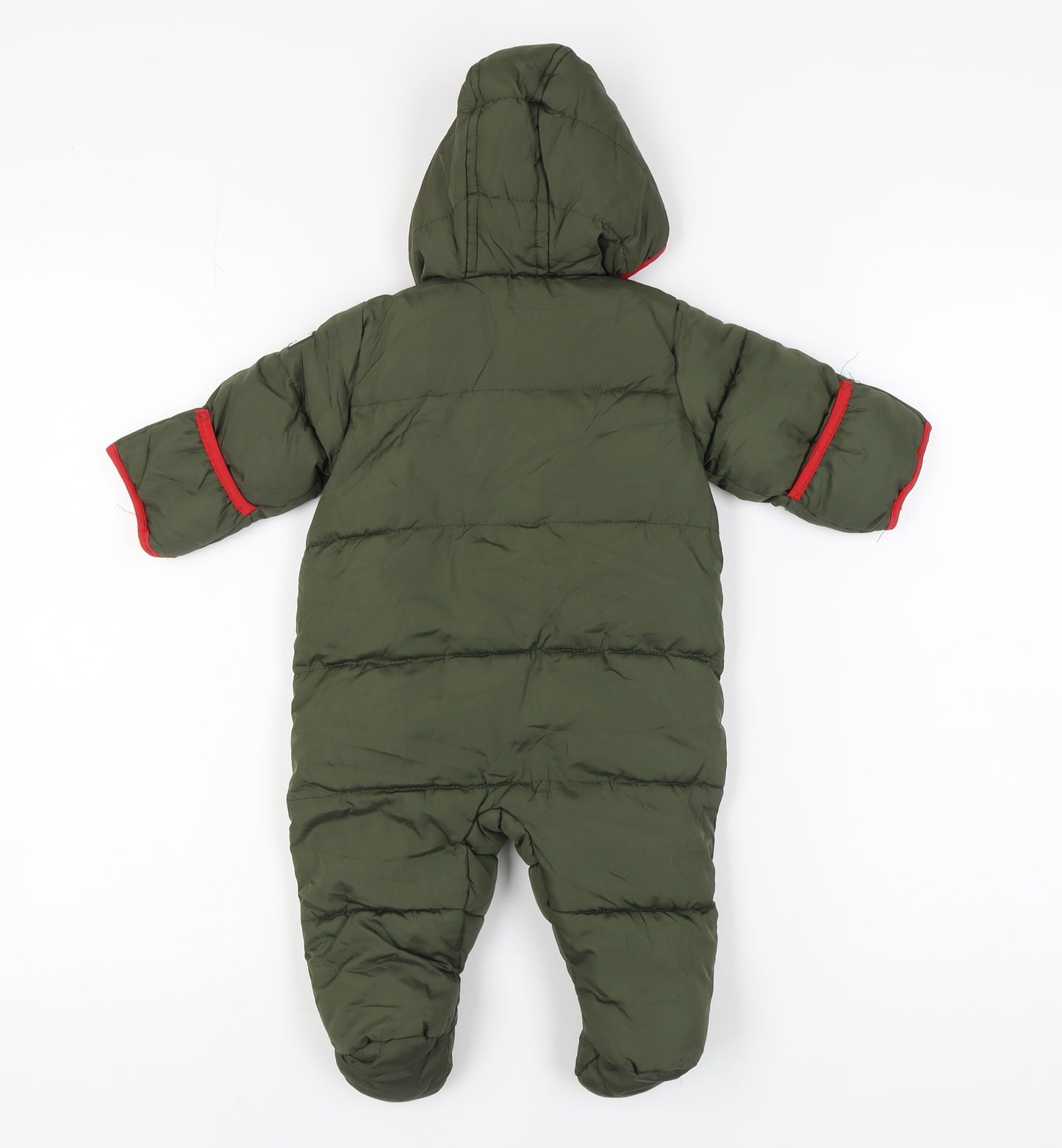 DKNY Unisex Baby Snowsuit 3-6 Months Green Hooded