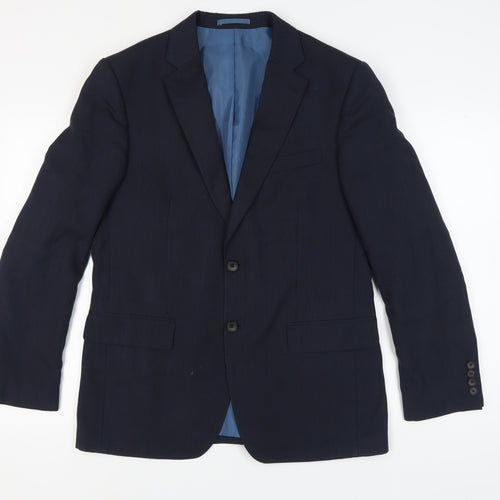 Marks and Spencer Men's Blue Blazer 40 Regular