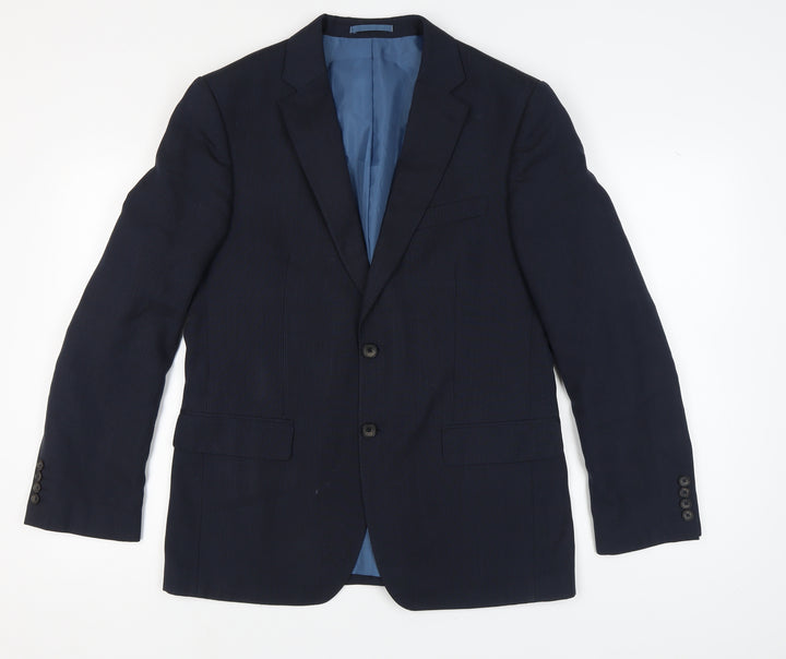 Marks and Spencer Men's Blue Blazer 40 Regular