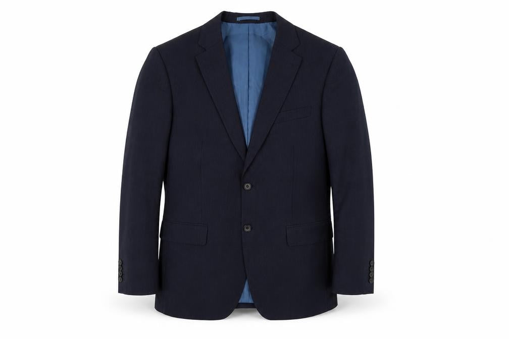 Front view of Marks & Spencer Men's Blue Blazer 40 Regular