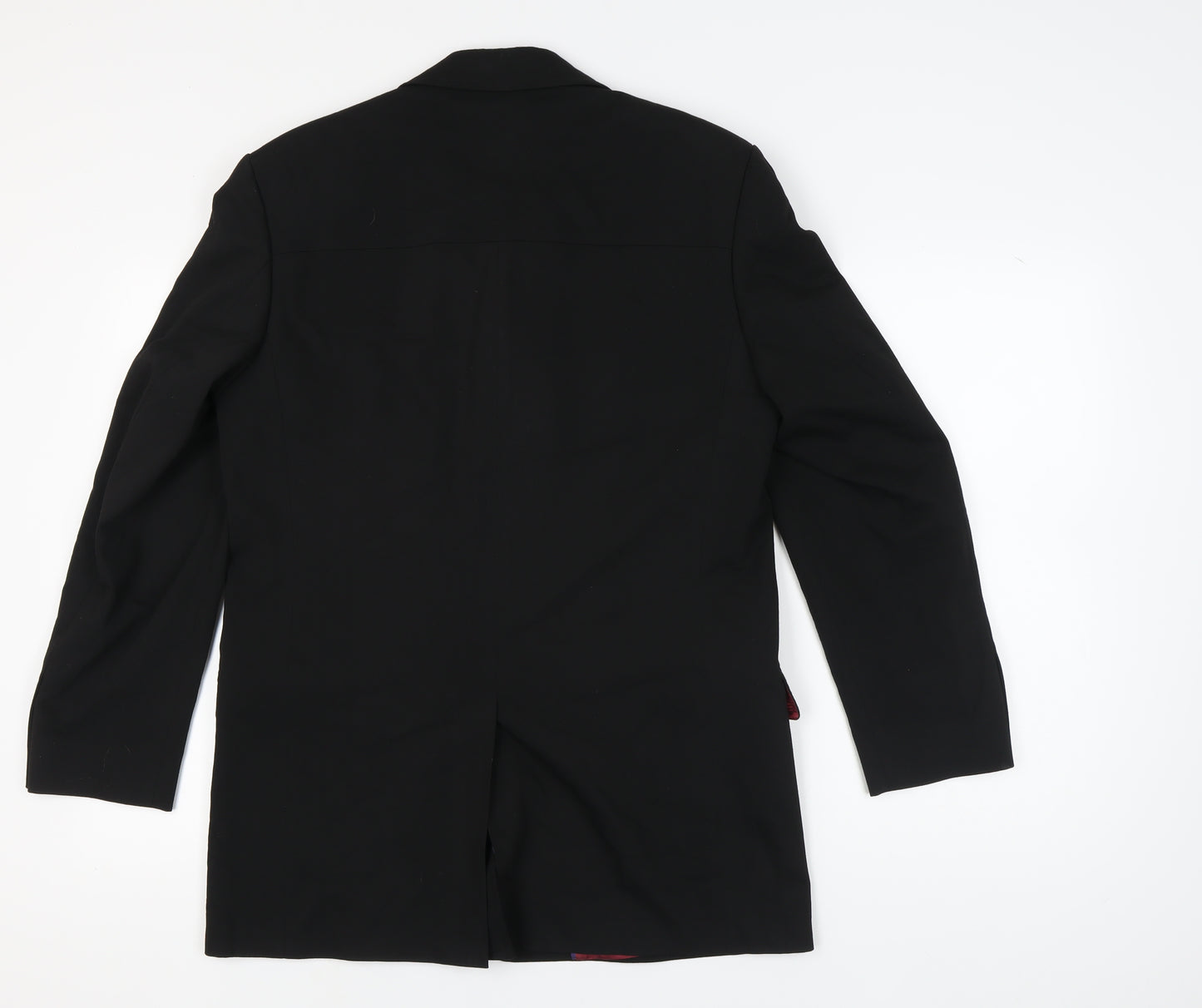 Burton Men's Black Regular Fit Blazer, Size 38R, Viscose Blend