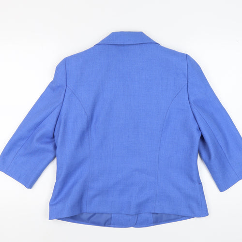 EWM Pure Classics Women's Blue Blazer Size 14