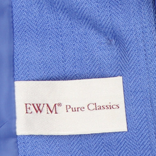 EWM Pure Classics Women's Blue Blazer Size 14