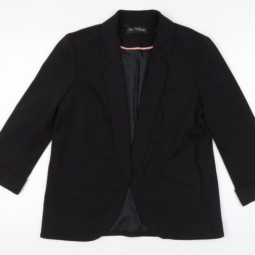 Miss Selfridge Women's Black Blazer Size 14