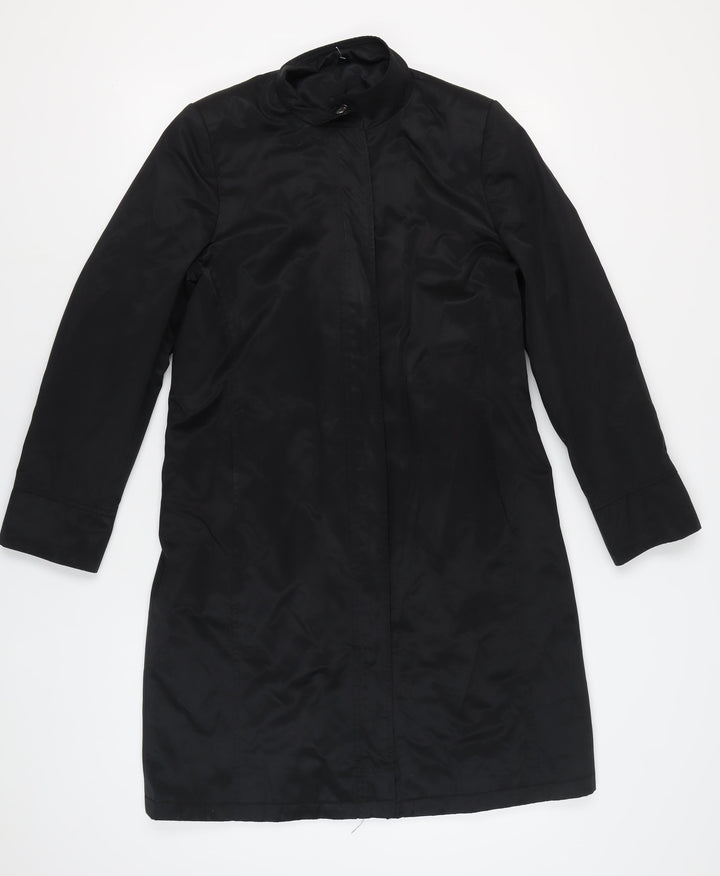 Dorothy Perkins Women's Black Long Coat Size 14