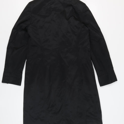 Dorothy Perkins Women's Black Long Coat Size 14