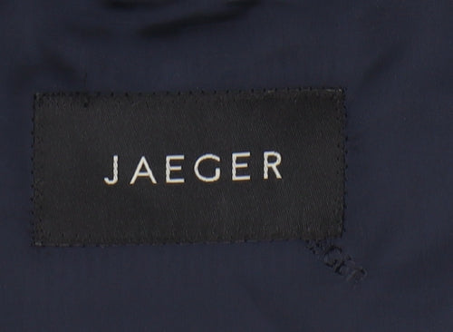 Jaeger Men's Blue Striped Suit Jacket 38R