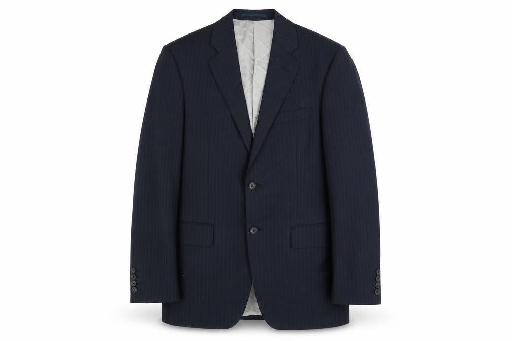 Front view of Austin Reed Men's Blue 38R Single Breasted Blazer
