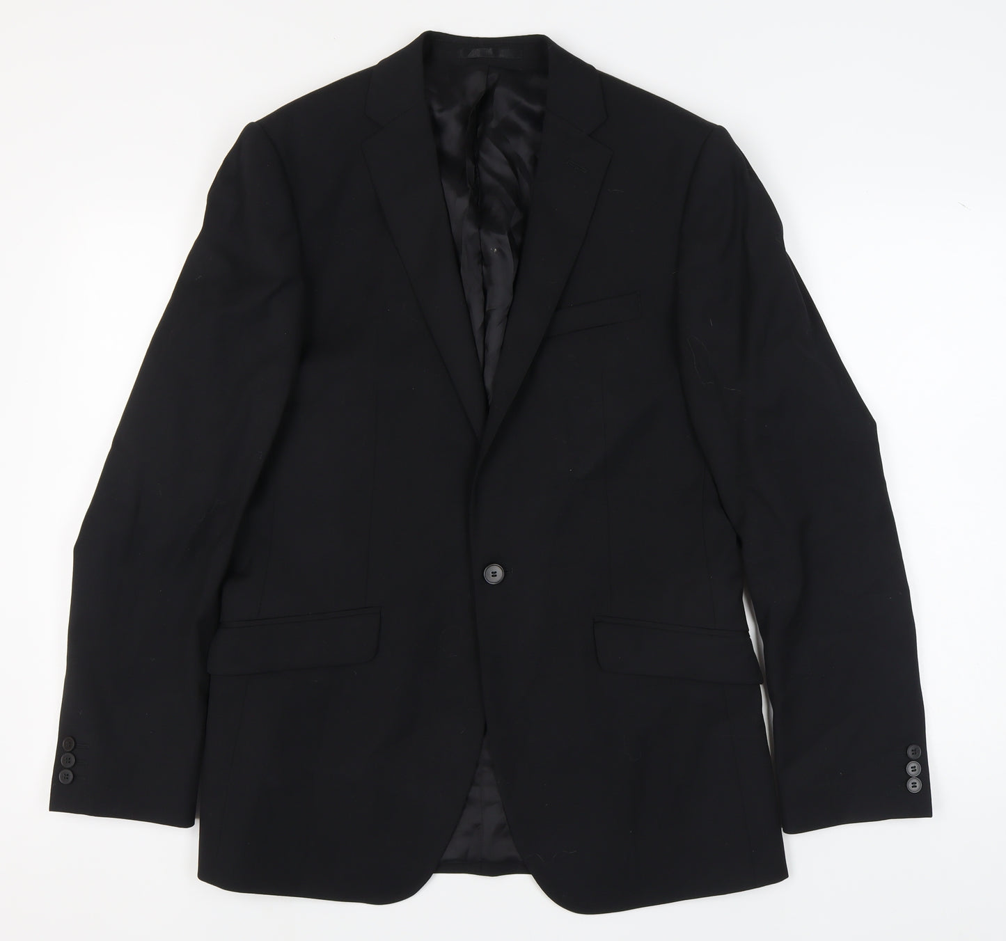 Jeff Banks Men's Black Blazer, Size 40 Long