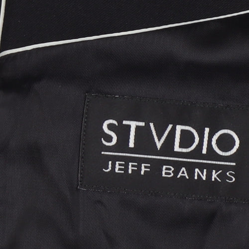 Jeff Banks Men's Black Blazer, Size 40 Long