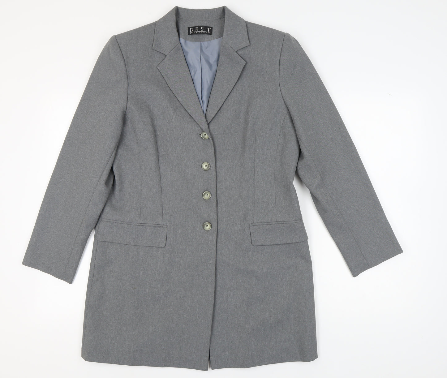 BEST de la Redoute Grey Blazer Women Size 16 Business