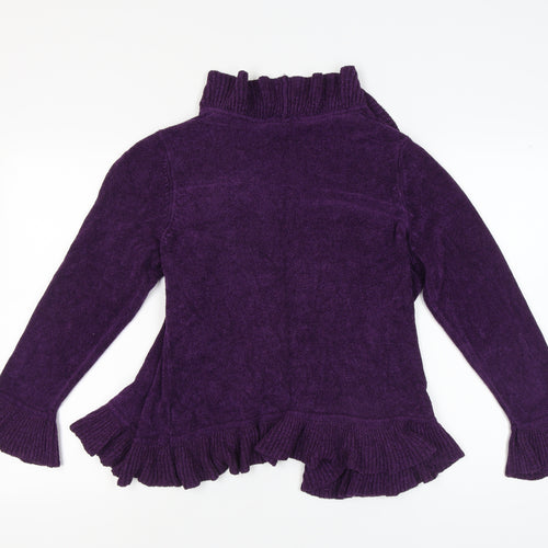 Marks and Spencer Women's Purple Cardigan Size 18
