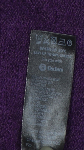 Marks and Spencer Women's Purple Cardigan Size 18