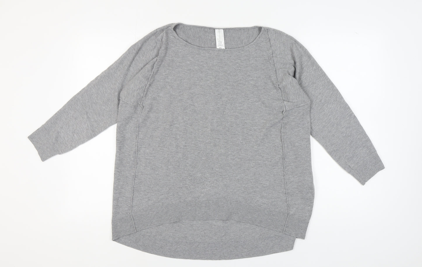 Marla Wynne Women's Grey Pullover Jumper, Size M
