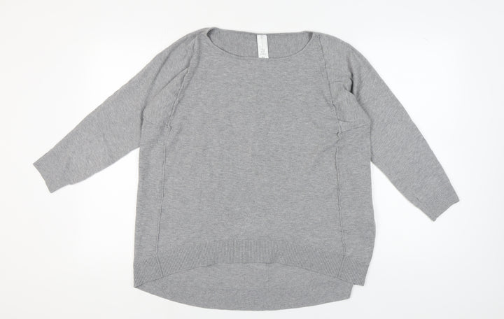 Marla Wynne Women's Grey Pullover Jumper, Size M