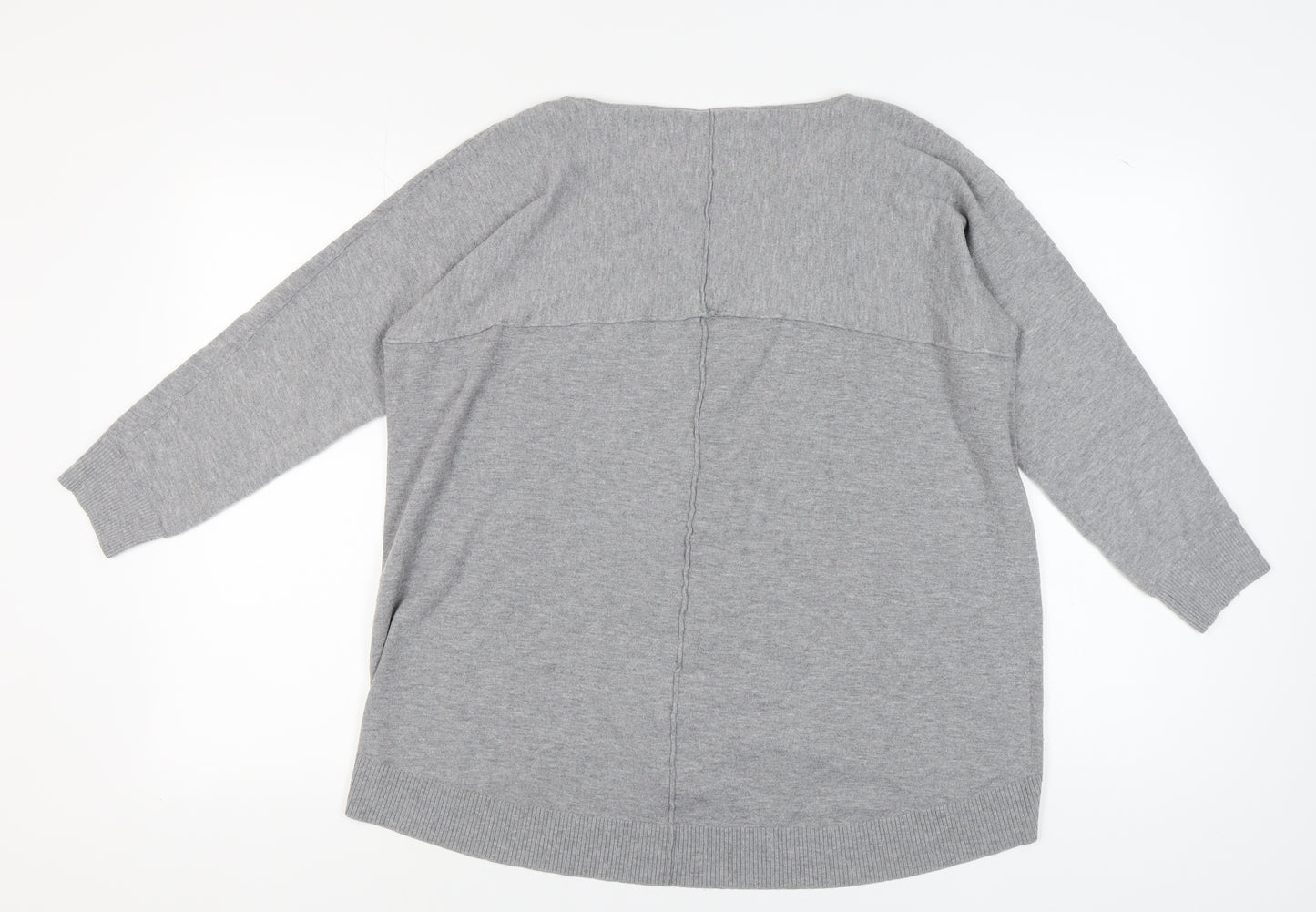 Marla Wynne Women's Grey Pullover Jumper, Size M