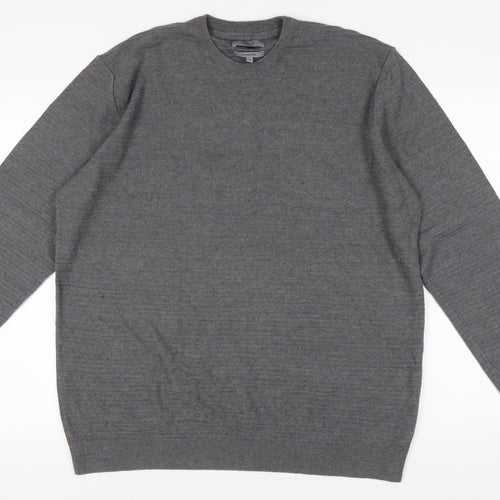 Marks and Spencer Men's Grey 2XL Pullover Jumper