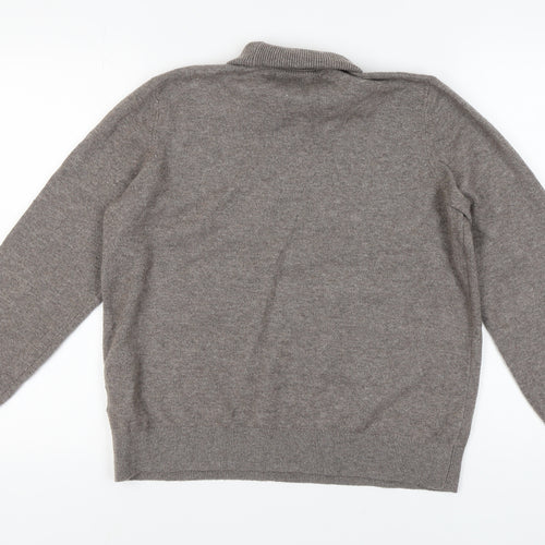 Marks and Spencer Women's Medium Grey Roll Neck Jumper