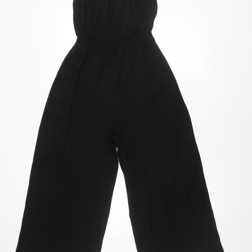 ASOS Women's Black Jumpsuit, Size 8, Wide-Leg