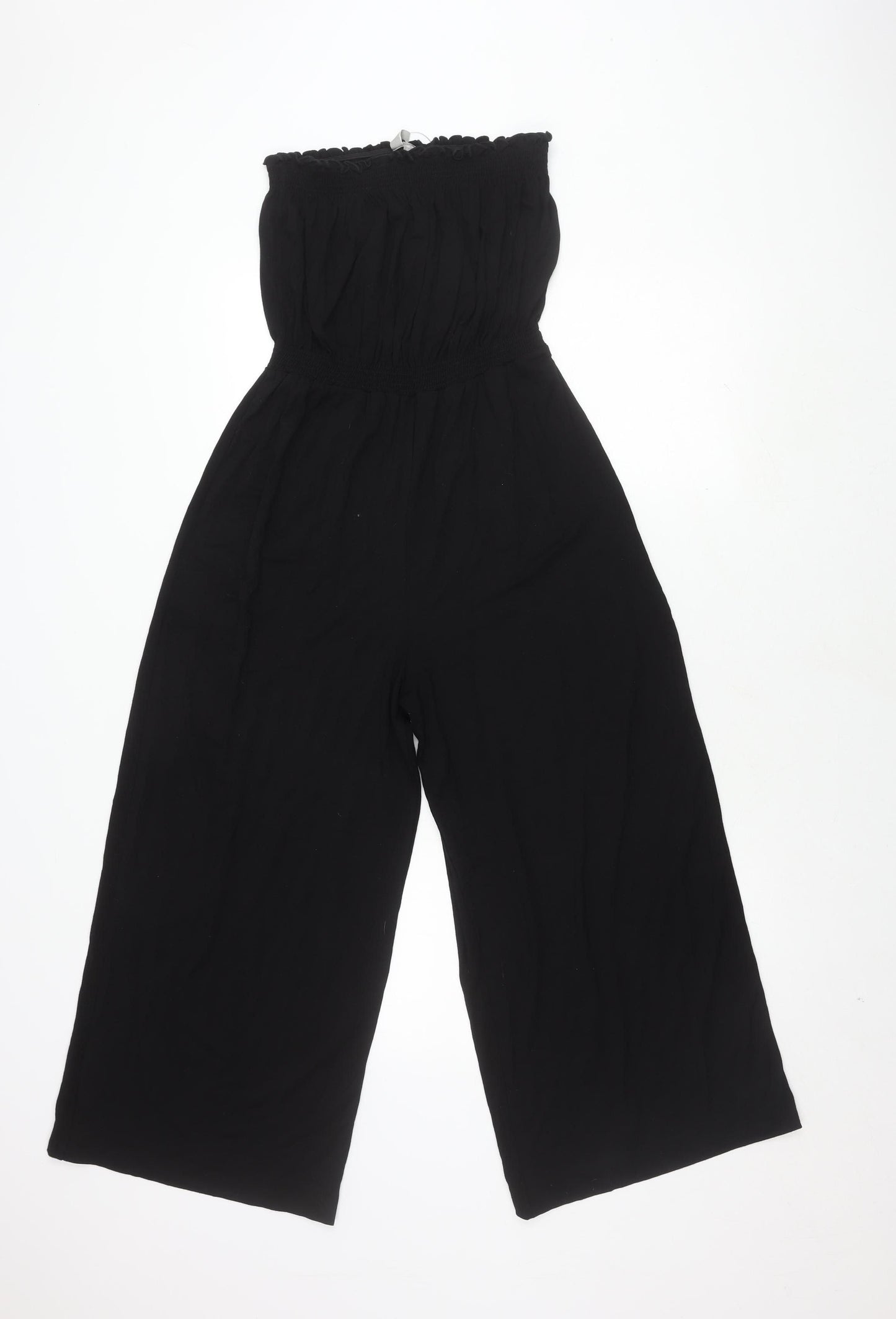 ASOS Women's Black Jumpsuit, Size 8, Wide-Leg