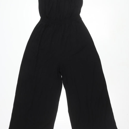 ASOS Women's Black Jumpsuit, Size 8, Wide-Leg