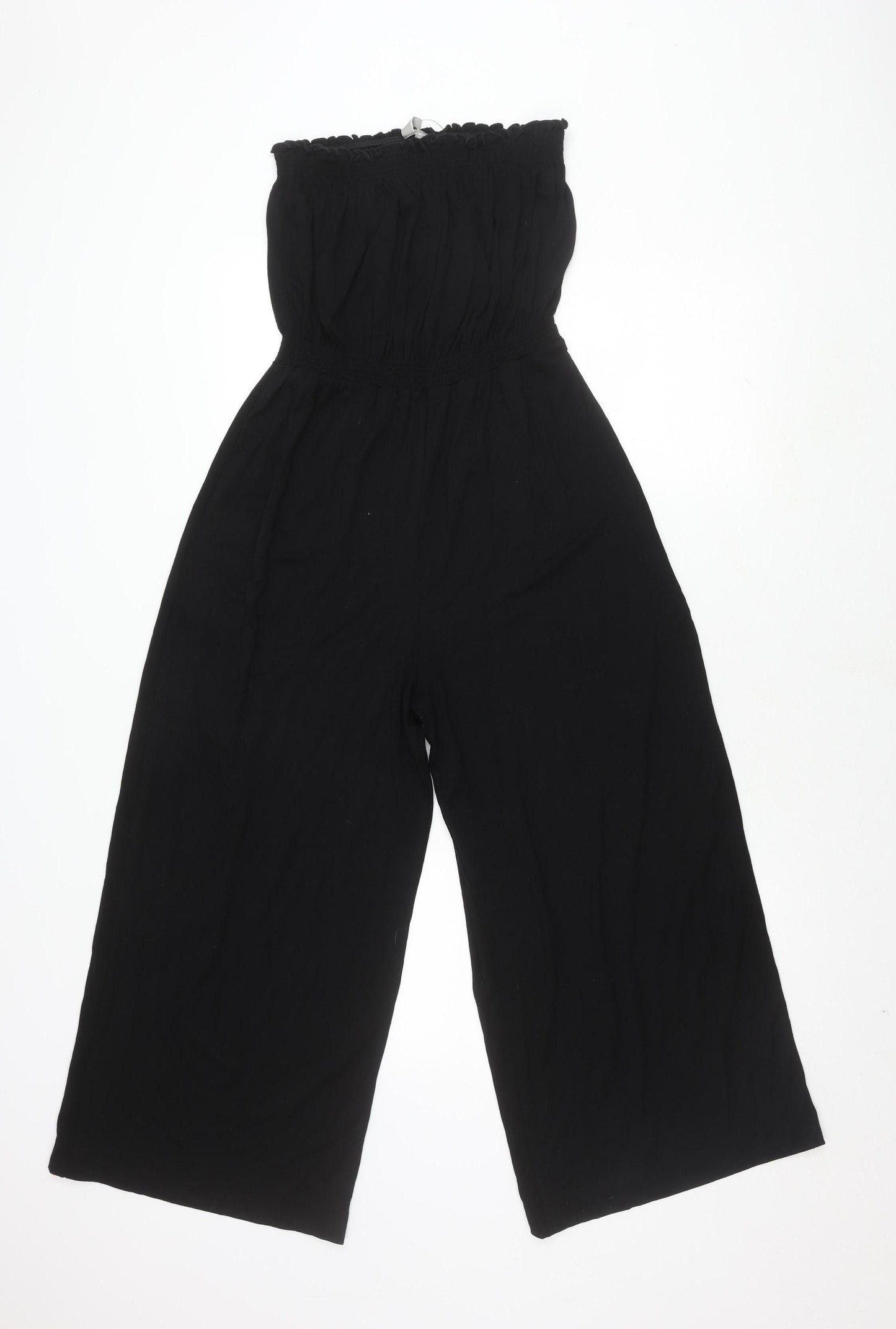 ASOS Women's Black Jumpsuit, Size 8, Wide-Leg
