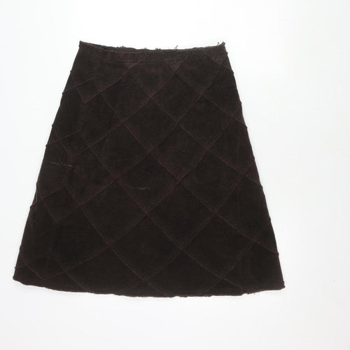 Kew Women's Black Skirt, Size 12, Cotton Blend