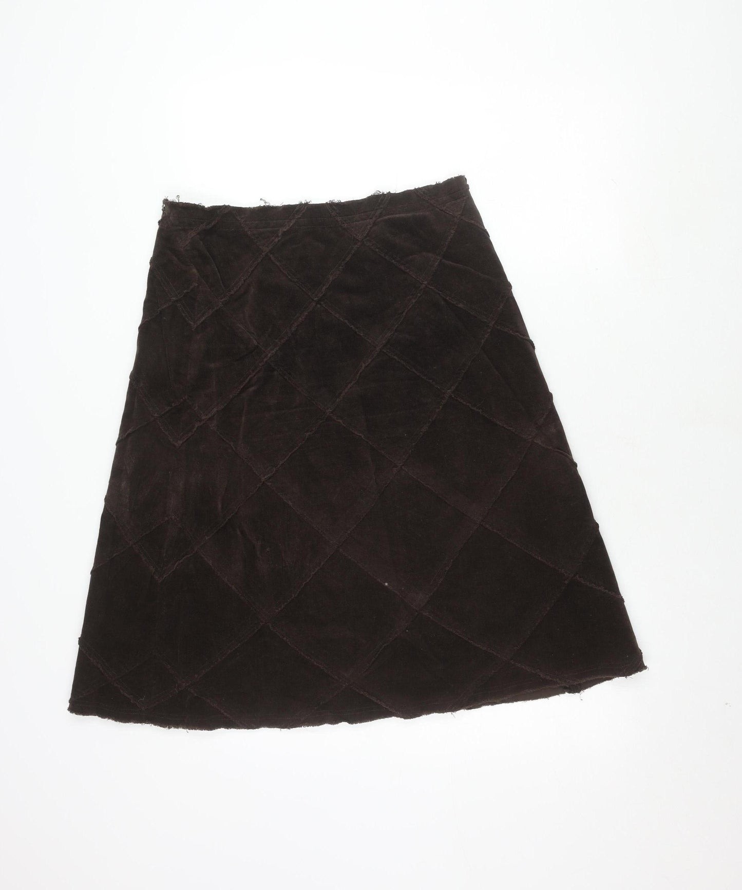 Kew Women's Black Skirt, Size 12, Cotton Blend