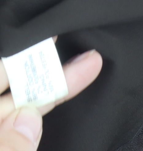 Kew Women's Black Skirt, Size 12, Cotton Blend