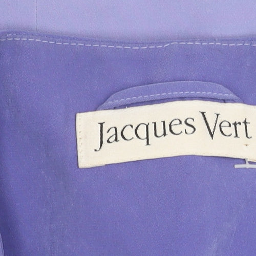 Jacques Vert Women's Purple Long Coat Size 10
