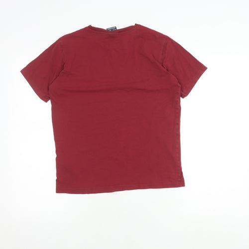 Champion Boys Red XL T-Shirt Logo Casual Short Sleeve