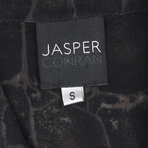 Jasper Conran Women's Black Button-Up Shirt S
