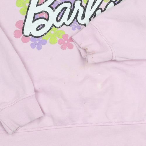 Barbie Women's PinkPullover Sweatshirt Size 12