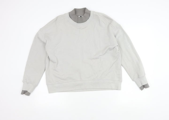 Reiss Women's Grey Knit Jumper, Size M, Casual