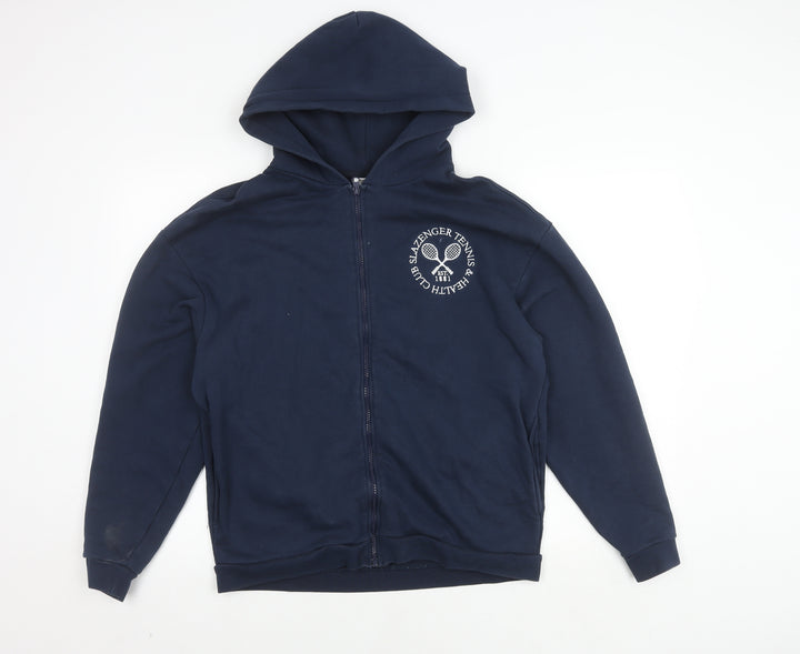 Slazenger Blue Unisex Hooded Jacket Size 8 Casual