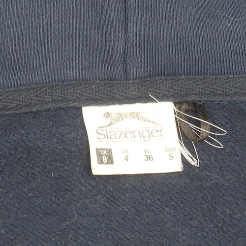 Slazenger Blue Unisex Hooded Jacket Size 8 Casual