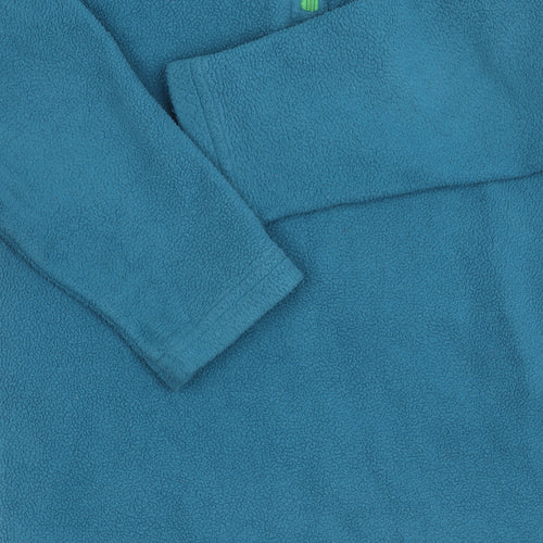 Decathlon Boys Blue Fleece 1/4 Zip Sweatshirt Size 6