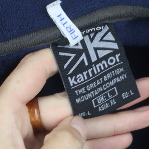 Karrimor Men's Blue Fleece Jacket L - Outdoor Hiking
