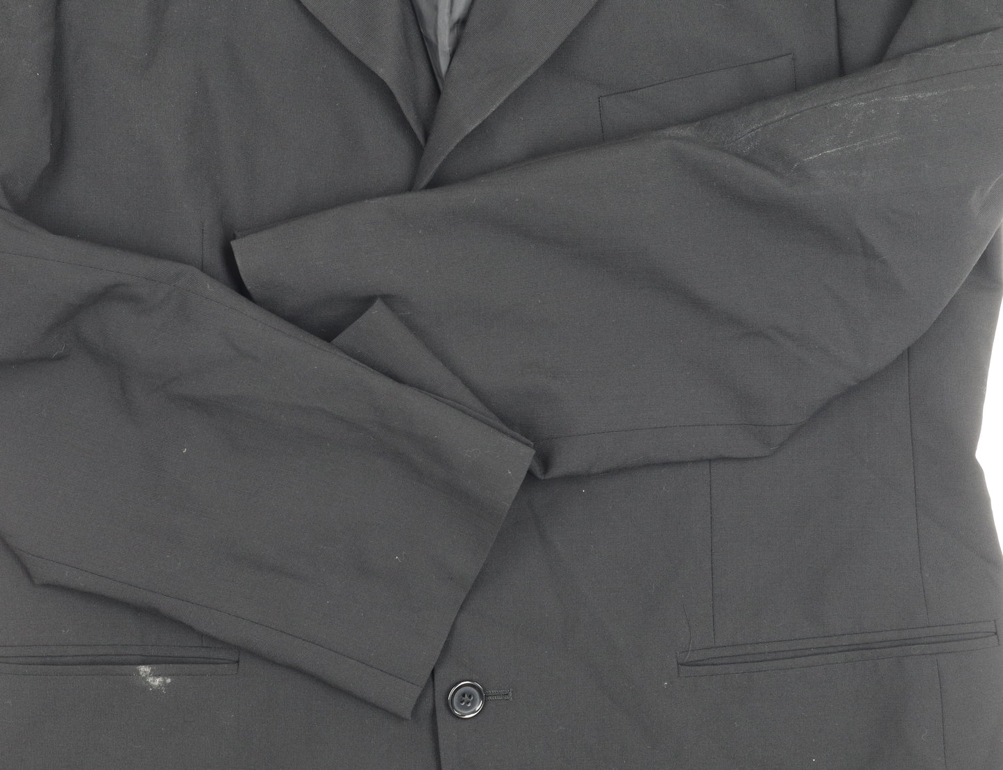 Lincroft Men's Black Wool Blazer, Size 40R, Formal Wear