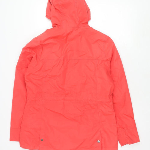 Regatta Women's Red Hooded Anorak Jacket Size 16